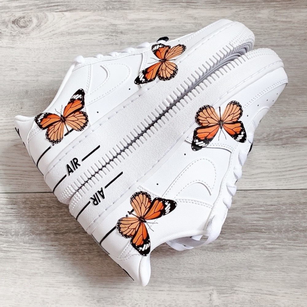 NIKE AIR FORCE 1 low butterfly custom - Picture 8 of 13